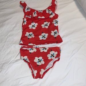 Hanna Andersson size 4 100cm two piece bathing suit